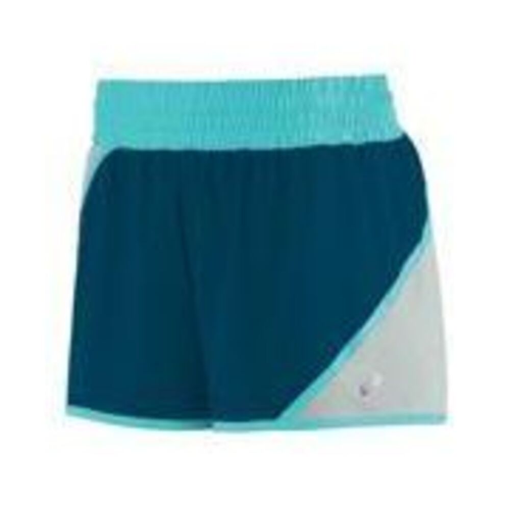 ASICS Women's ASX Distance Shorts Dark Teal Shorts SM (US 6-8)